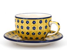 Cup with Saucer 0,2 l (7 oz) Yellow