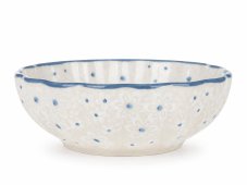 miska vlnitá 12 cm   Sněhové květy