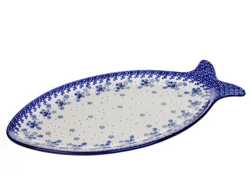 talíř "ryba" 35 cm   Zima