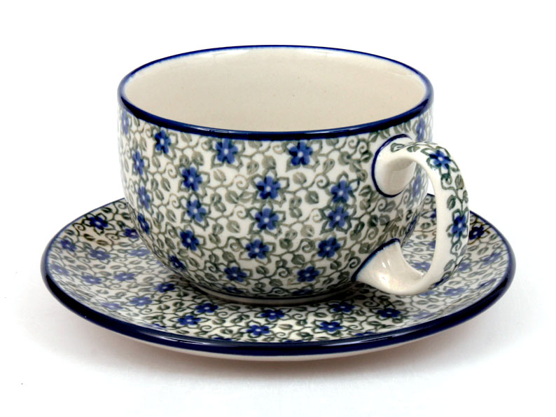 Cup with Saucer 0,35 l (13 oz)   Lobelia