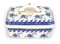 Square Butter Dish Winter