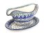 Sauce Boat with Saucer   Blue Leaves