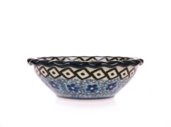 Scalloped Bowl 9 cm (3")   Forget-me-not