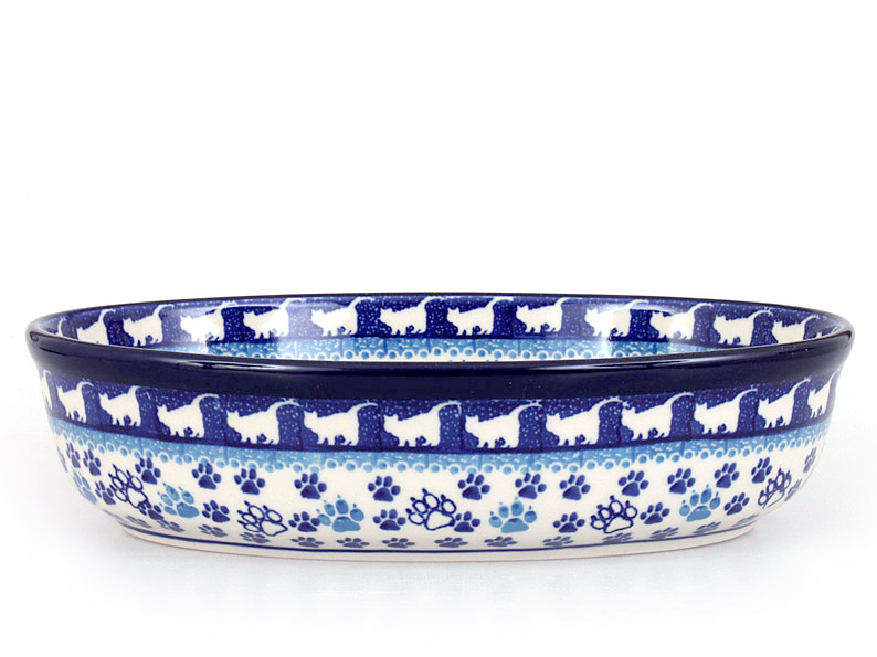 Auflaufform oval 24 cm   Schwarze Katze