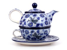 One-cup Teapot 0,6 l+0,25 l Dragonfly