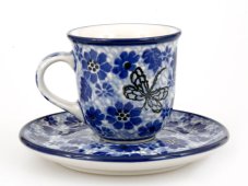 Moccatasse mit Untertasse 0,06 l Libelle