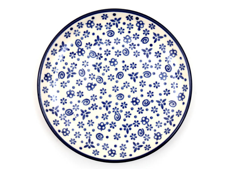Dessert Plate 18 cm  Blue Confetti
