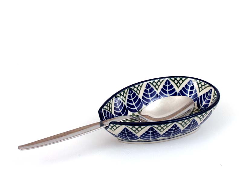 odkládací miska 13 cm   Modré listy