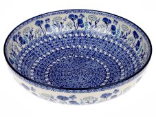 Low Bowl 27 cm (11") Blue Garden