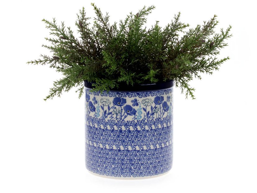 Jar for Utensil 15 cm (6")   Blue Garden