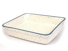 pekáč obdélník velký 31 cm   Sněhové květy