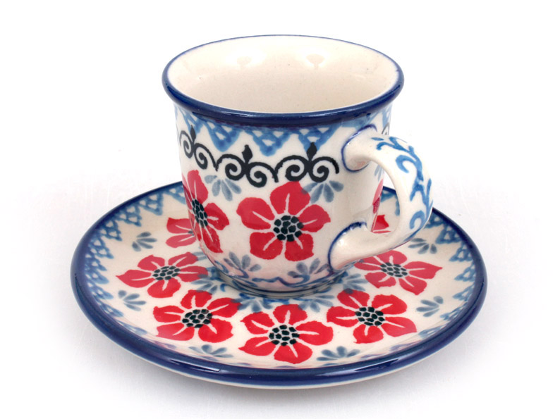Mocca Cup with Saucer 0,06 l (2 oz)   Hibiscus