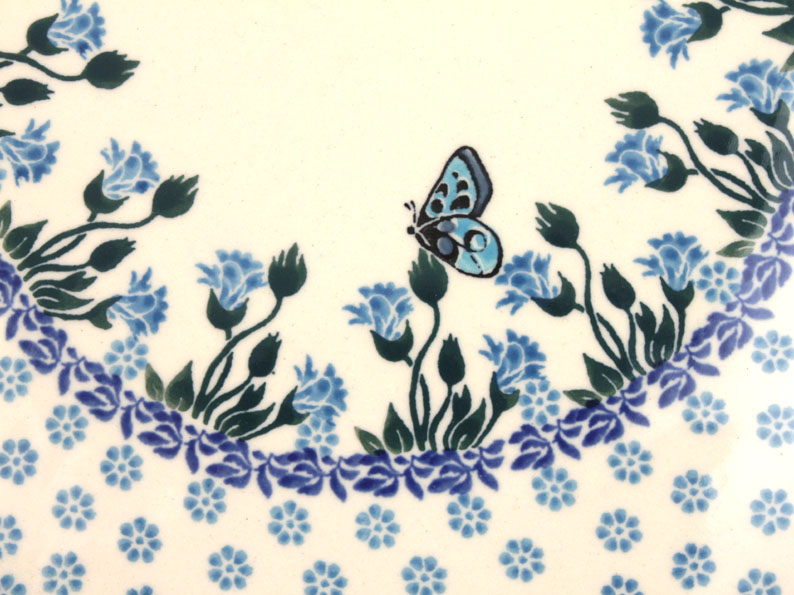 Pie Baking Dish 29 cm (11")   Meadow Butterfly