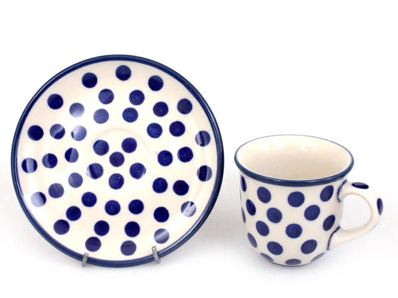 Mocca Cup with Saucer 0,06 l (2 oz)   Dots