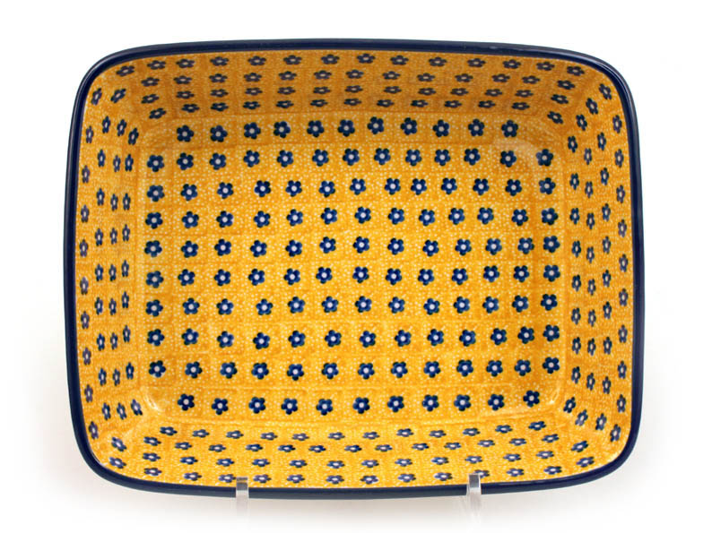 Auflaufform rechteckig 24 cm   Gelb