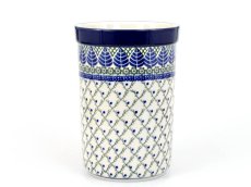 Jar for Utensil 20 cm (8") Blue Leaves
