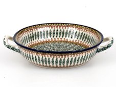 Auflaufform rund mit Henkel 25 cm Indian Sommer