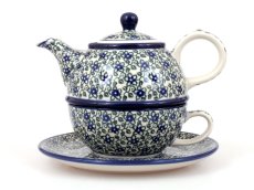 One-cup Teapot 0,6 l+0,25 l Lobelia