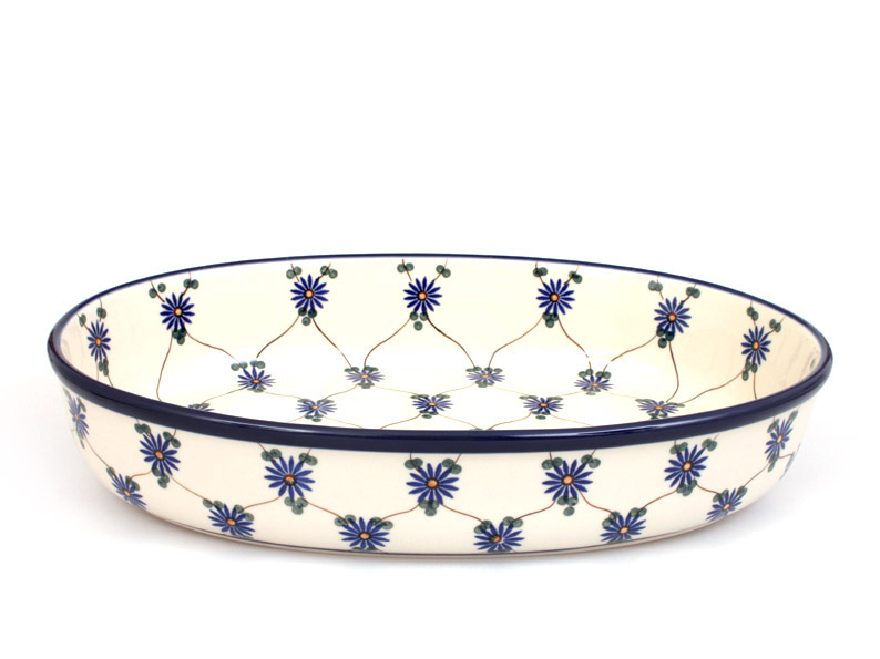 Backform mit Deckel Oval 36 cm   Lattice