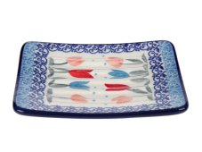 Soap Dish   Pink Tulips