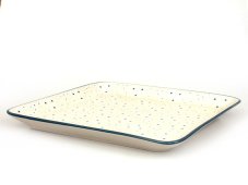 Square Platter 28 cm (11")   Snow Flowers