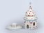 "Curch" Candle Holder 17 cm (7")   Little Red