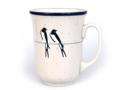 Mug ART 0,5 l (17 oz)   Swallows UNIKAT