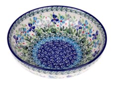 miska nízká 17 cm   Fialky  UNIKÁT