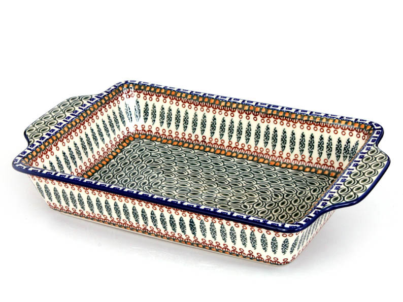 Auflaufform  mit Griffe 33 cm   Indian Sommer