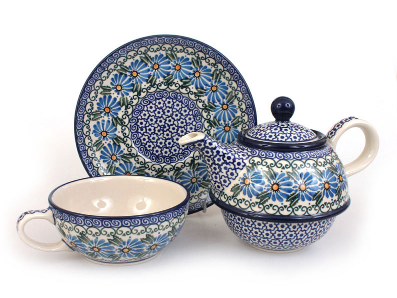 One-cup Teapot 0,6 l+0,25 l   Asters