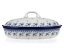 Backform mit Deckel Oval 36 cm   Winter