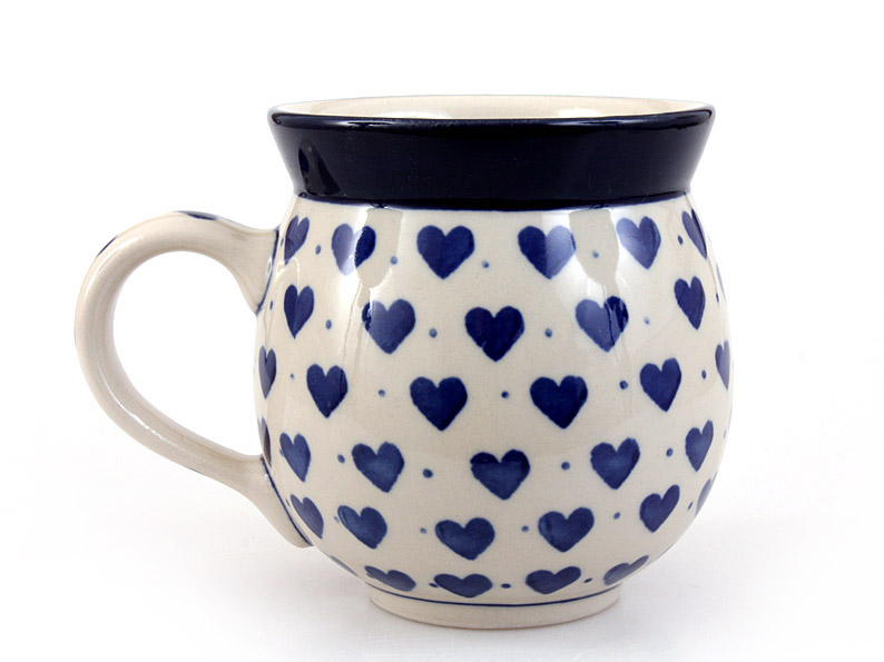 Bubble Mug 0,35 l (12 oz)   Blue Hearts