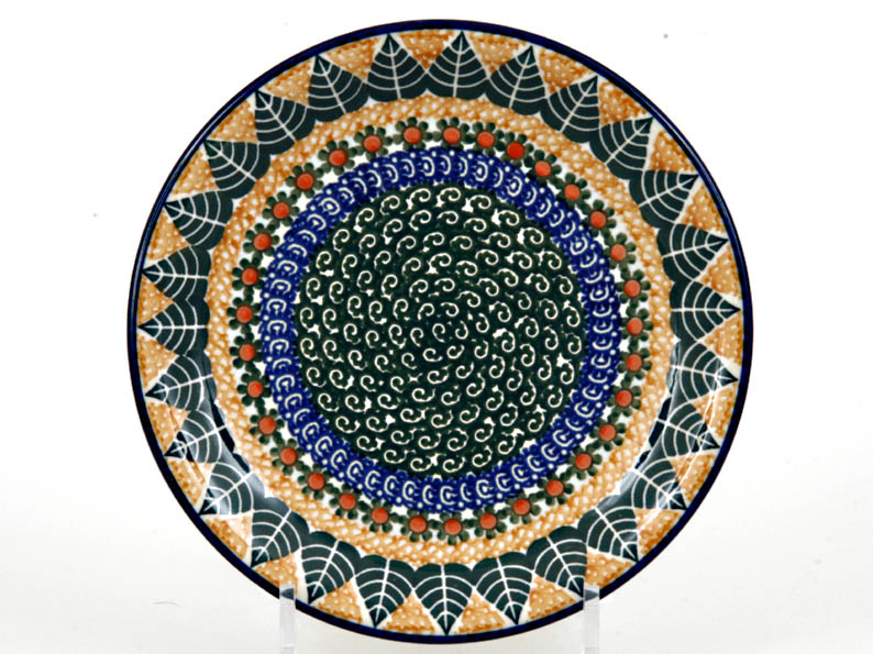 Dessert Plate 21 cm (8")   Green Leaves