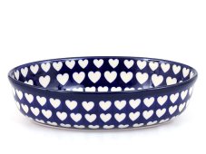 Oval Baking Dish 24 cm (9") Hearts