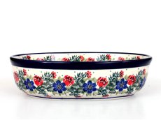 Oval Baking Dish 21 cm (8")   Wreath