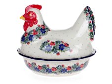 Dose Henne   Blumenkranz