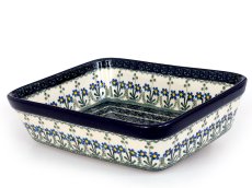 Auflaufform rechteckig 24 cm   Blumengarten