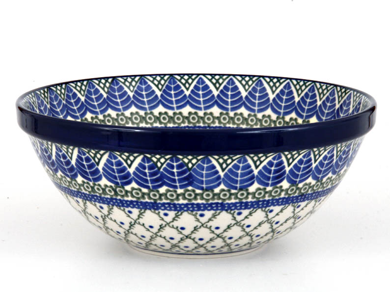 Bowl CLASSIC  24 cm (9")   Blue Leaves