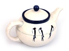 Teapot 1,2 l (40 oz) Swallows UNIKAT