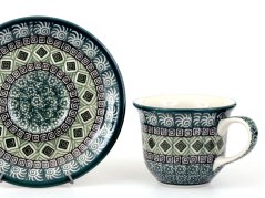 Cup with Saucer 0,15 l (7 oz)   Aztec Sun green