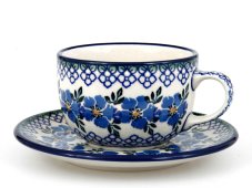 Cup with Saucer 0,2 l (7 oz)   Blue Rose