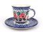 Mocca Cup with Saucer 0,06 l (2 oz)   Poppies