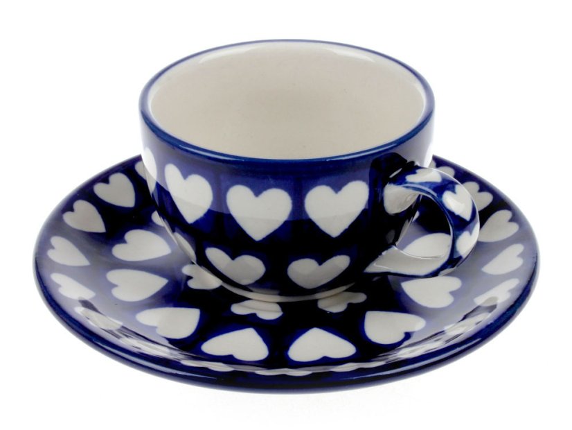 Cup with Saucer 0,1 l (4 oz)   Hearts