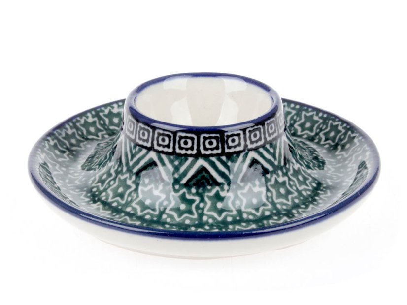 Egg Cup   Aztec Sun green