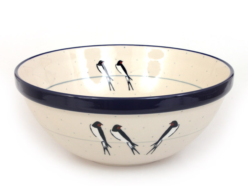 Bowl CLASSIC  24 cm (9")   Swallows UNIKAT