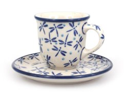 Mocca Cup with Saucer 0,06 l (2 oz)   Damselfly