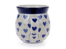 Bubble Mug 0,25 l (8 oz)   Blue Hearts