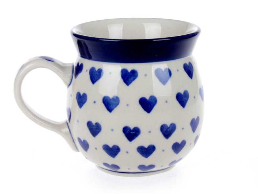 Bubble Mug 0,25 l (8 oz)   Blue Hearts