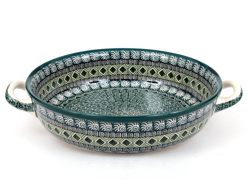 Round Baking Dish 31 cm (12")   Aztec Sun green