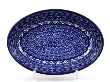 Auflaufform oval 24 cm   Ozeanwellen